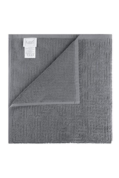 Karna Home Premium cotton single towel jacquard karna molıs - 50 x 90