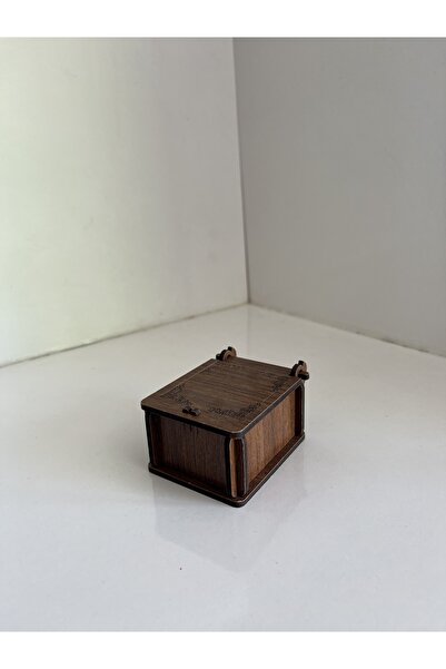 BULUT Ahşap Yüzük Hediye Kutusu