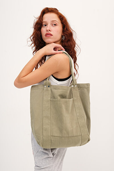 Addax Snap Closure Tote Bag Ç5004