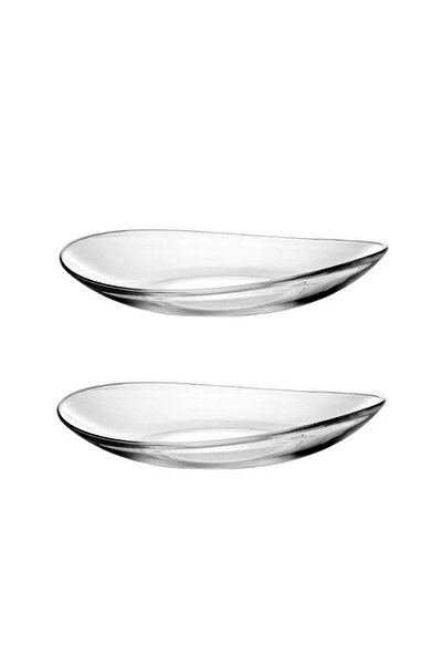 Vidivi Set of 2 tempered glass plates PAPAYA collection 40xh7cm