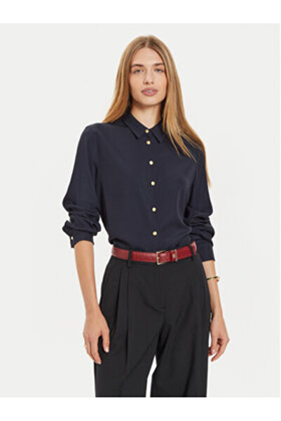 Tommy Hilfiger Cămașă de damă WW0WW43066 Albastră