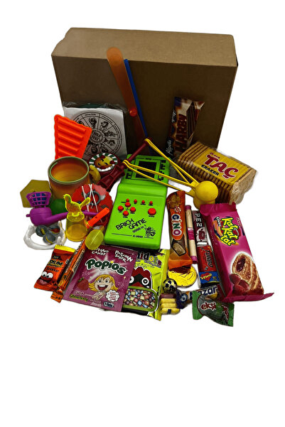 90larevibakkalamca DOLU DOLU NOSTALJİ 90LARBAKKAL HEDİYE KUTUSU