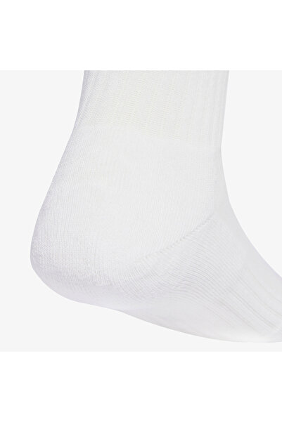 adidas 3-Stripes SPW Crew 3' lü Unisex Beyaz Çorap