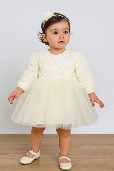 PARK BEBE Sweet Me Baby Girl Rose-Colored Evening Dress (It's Just a Dress)