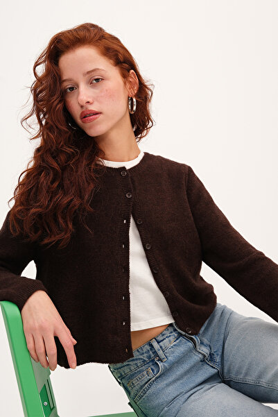 Addax Düğmeli Triko Hırka H3364-A10