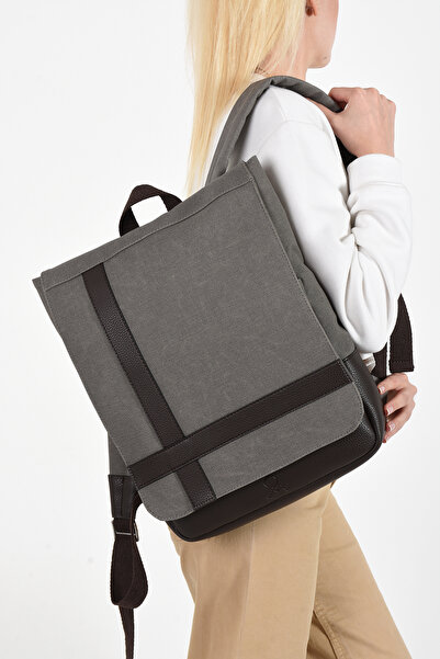 MEGA ÇANTA Canvas Series Large Volume Men's Backpack