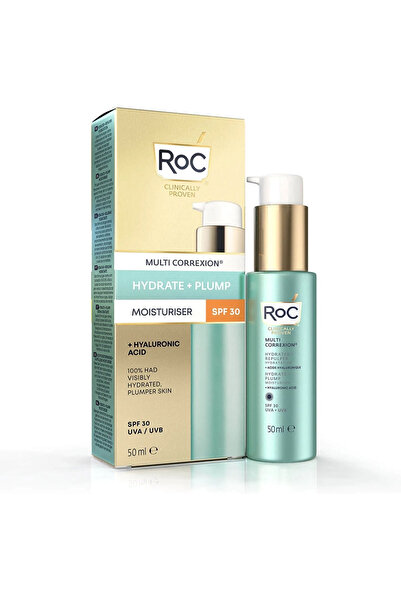 Roc Multi Correxion Hyaluronic Acid Anti Aging Face Moisturizer with Broad Sunscreen SPF 30, (50ml)