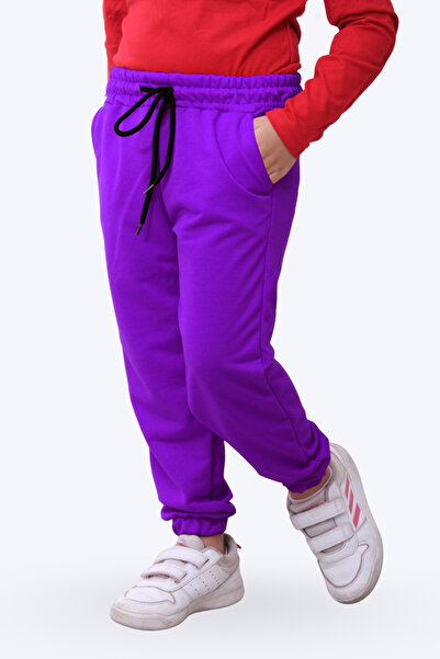 panios kids Φόρμα - Μωβ - Βασικό jogger