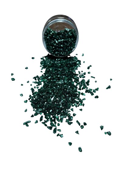 stonechem Epoksi Çalışmalarınız İçin Parlak Cam Kırıkları 2-4 mm ANTİK YEŞİL ...
