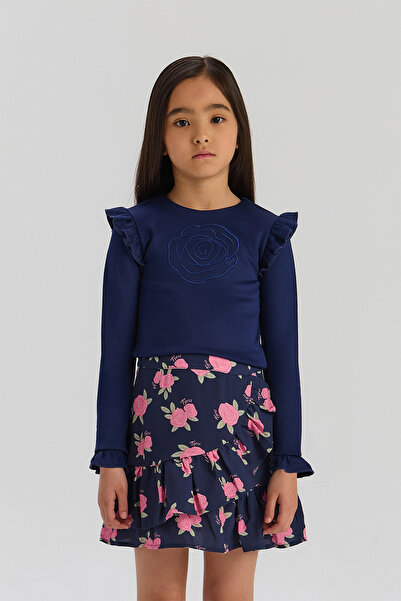 Tyess Girl Navy Blue Tshirt