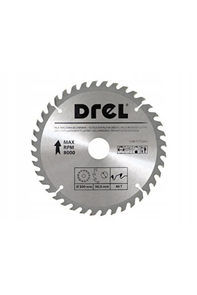 drel Disc circular vidia, 40 dinti, 200 mm,