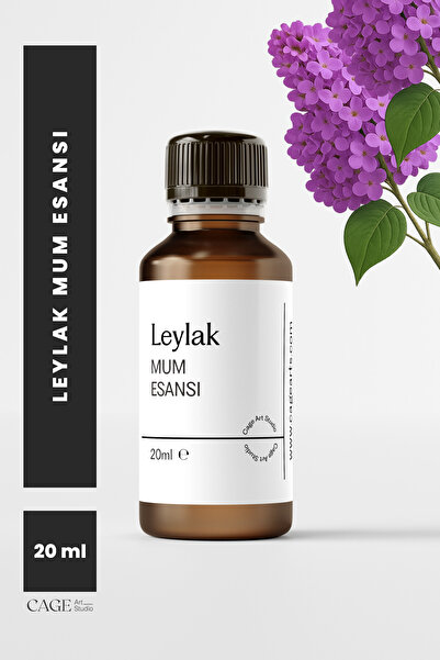 Cageartstudio Leylak Mum Esansı 20 Ml, Yüksek Kalite Mum Esansı, Mum Koku Esa...