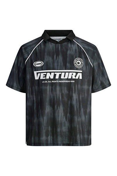 Jack & Jones Jack Jones Ανδρικό Πόλο 12277379 Μαύρο