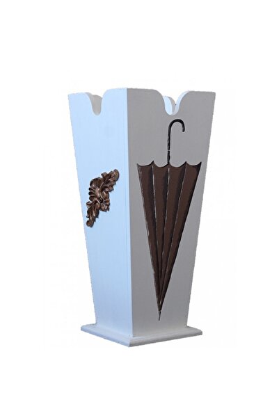 Decoratiuni Vintage Casa Retro Suport umbrele, ornament de lemn, pictat manua...