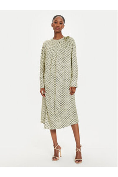 Tommy Hilfiger Rochie tip cămașă pentru femei WW0WW42318 Galben