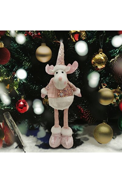 Flippy Διακοσμητικό Φιγούρα, Flippy, Τάρανδος, Τηλεσκοπικά Πόδια, Ρυθμιζόμενο Ύψος 44-54cm, Ροζ