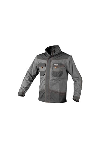 NEO Jachetă de lucru convertibilă în vestă, 2 în 1, mâneci detașabile, bumbac, mărime M/50,