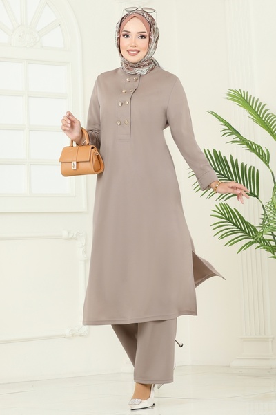 ModaMerve Yandan Yırtmaçlı Mira Takım 454DVL817-MS Vizyon