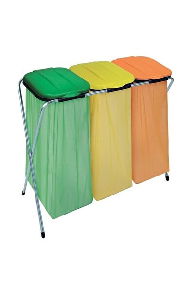 Strend Pro Support for 3 Garbage Bags 96x42x78 cm ECOFIX,
