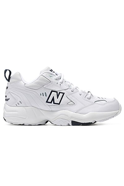 New Balance 608 Leather Mens Sneaker Genuine Leather Men's Casual Sports Shoes White