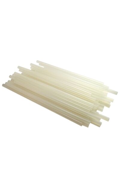 CONDOR Set 12 Baghete silicon transparent 11 x 250 pentru pistolul de lipit