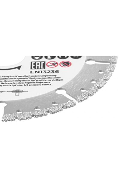 Strend Pro Universal segmented diamond blade, vacuum brazed, wet and dry cutting, 125 mm, Premium
