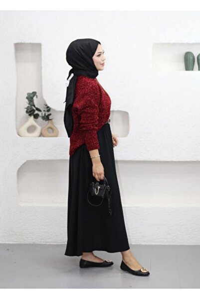 afran collection SİMLİ KAZAK KISA ETEK ÜSTÜ (SİMLERİ BATMA VE KAŞINMA YAPMAZ)