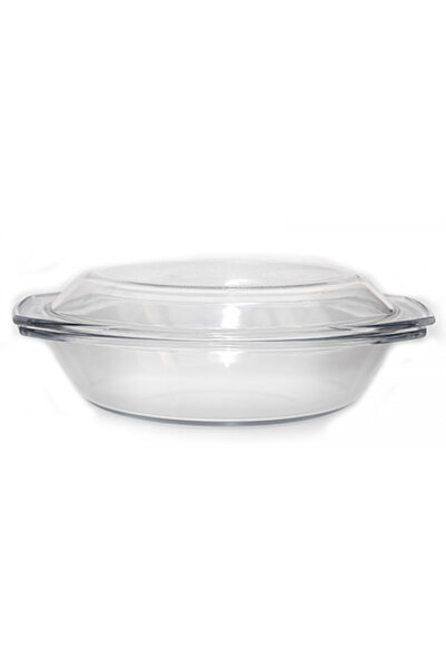 Termisil Yena pot with lid WOL oval, heat-resistant glass 2.9l 33.2x20.3xh11.1cm