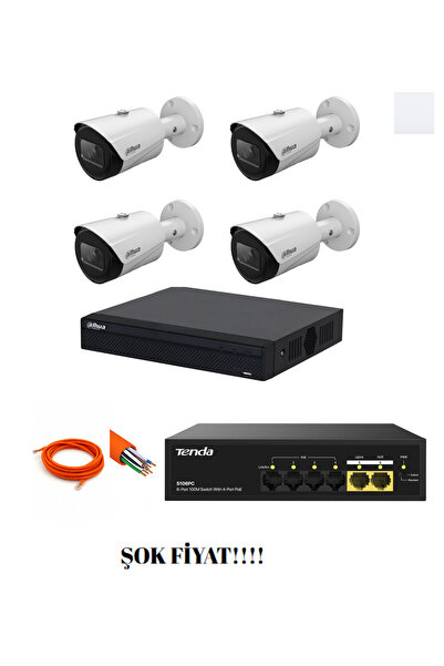 ORFE Dahua 4'lü IP set