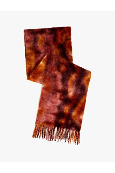 Koton Batik Patterned Long Tassel Scarf