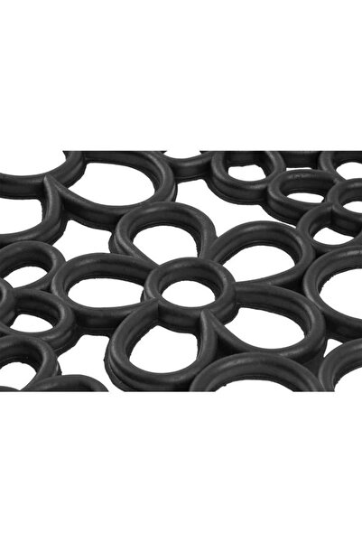 Strend Pro Entrance mat, rubber, 45x75 cm, floral pattern