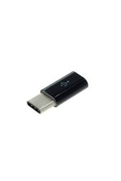 Flippy Προσαρμογέας Micro USB (θηλυκό) σε Type-C (αρσενικό) με μπρελόκ, μαύρο
