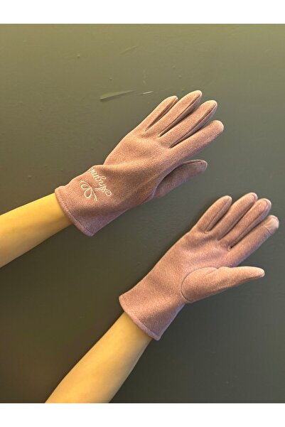 Gönülden Tasarım MĂNUSI DE FEMEI CU DEGETE TACTILI DE CAZMERĂ MOALE