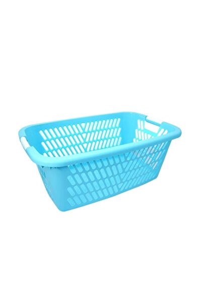 Strend Pro Coș de rufe, 2 mânere, plastic albastru deschis, 61x40x23 cm,