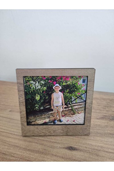 Miracix 6 Pieces Wooden Polaroid Mini Photo Frame - 9X9Cm