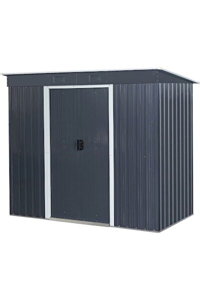 Strend Pro Șopron de grădină pentru depozitarea uneltelor, cu structură de bază, metalic, gri antracit, 217x110x174 cm, Strend Pr