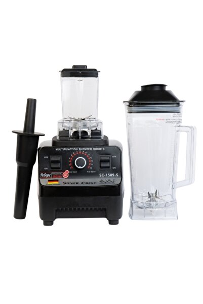 Silver Crest Silvercrest 2-in-1 5500W Unbreakable Blender 2L/0.8L with 8 Steel Blades RL-9013