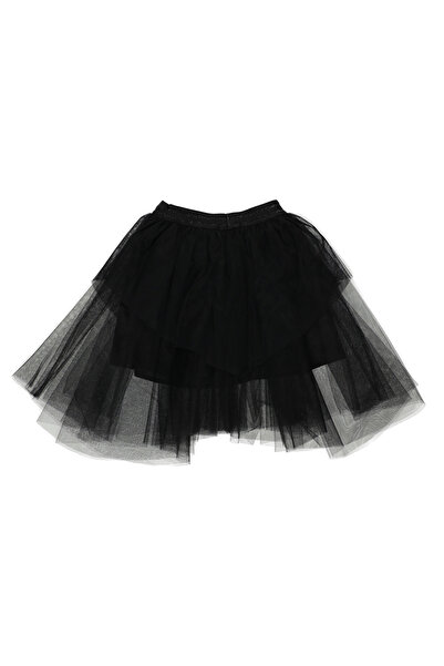 Panço Kız Ecru Dokuma Etek