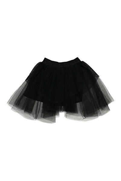 Panço Kız Ecru Dokuma Etek