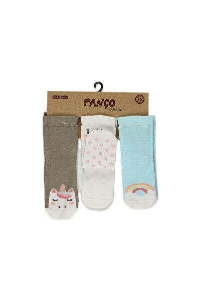 Panço Kız Renksiz Dış Alım Çorap