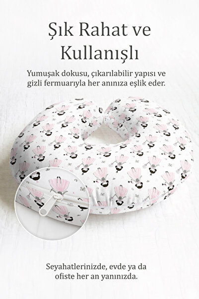 Evimde Bambaşka Princeza Sa deznom Jastuk za vrat od Pamuk dela - crtane figu...