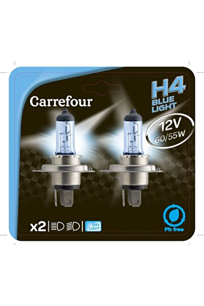 Carrefour Bec auto H4 BV 12V 60/55W, 2 bucati,