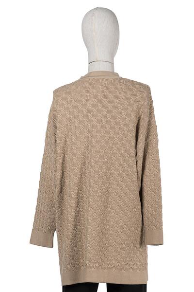 Invee Başak Triko Hırka BEJ