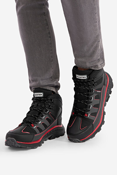 Hunter ανδρικά παπούτσια πεζοπορίας 5903419693366 Μαύρο