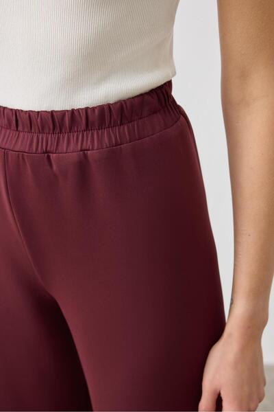 TERZİ DÜKKANI Παντελόνι ASEL SCUBA BOL ΜΠΟΡΔΟ