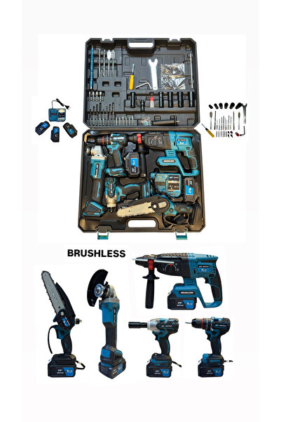 MAXPLUS KÖMÜRSÜZ PROFOSYONEL 5 LI MATKAP TAKIMI SETİ