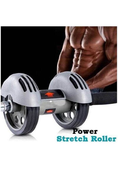 Generic Powerstretch Double Wheel for Exercise, Fitness for Core and Abdominal Workouts