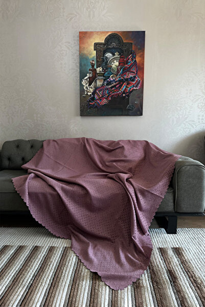 Sofline Kadife Şönil Koltuk Örtüsü, Kaymaz Kanepe Örtüsü, Koltuk Şalı (180 x 220cm)