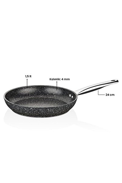 FALEZ Black Line 20-24-28 cm Granite Pan Set