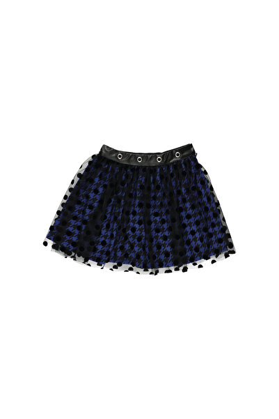 Panço Kız Siyah Örme Etek